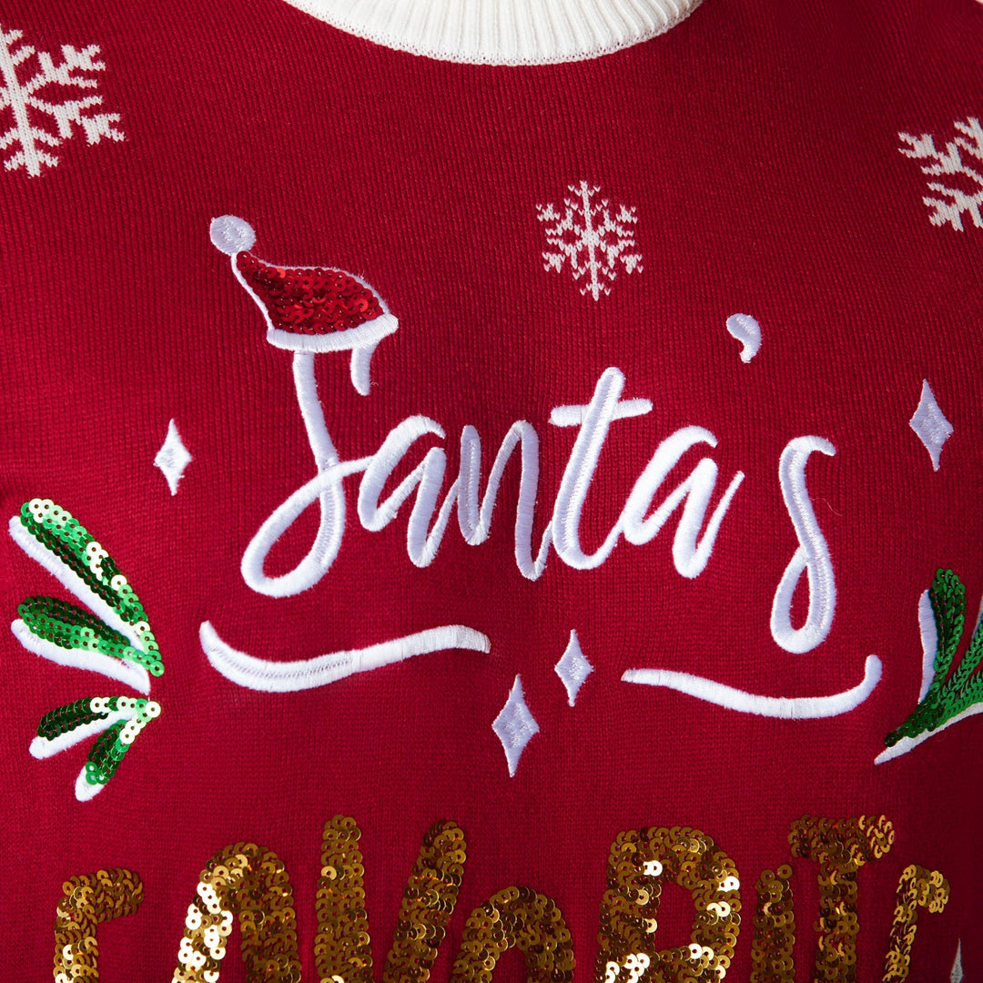 Santa's Favorite Ho Weihnachtspullover Damen