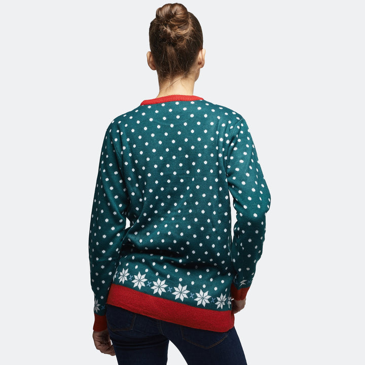 Schneemann Weihnachtspullover Damen