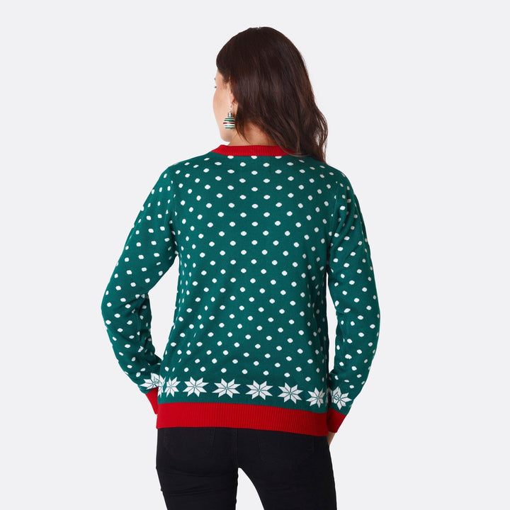 Schneemann Weihnachtspullover Damen