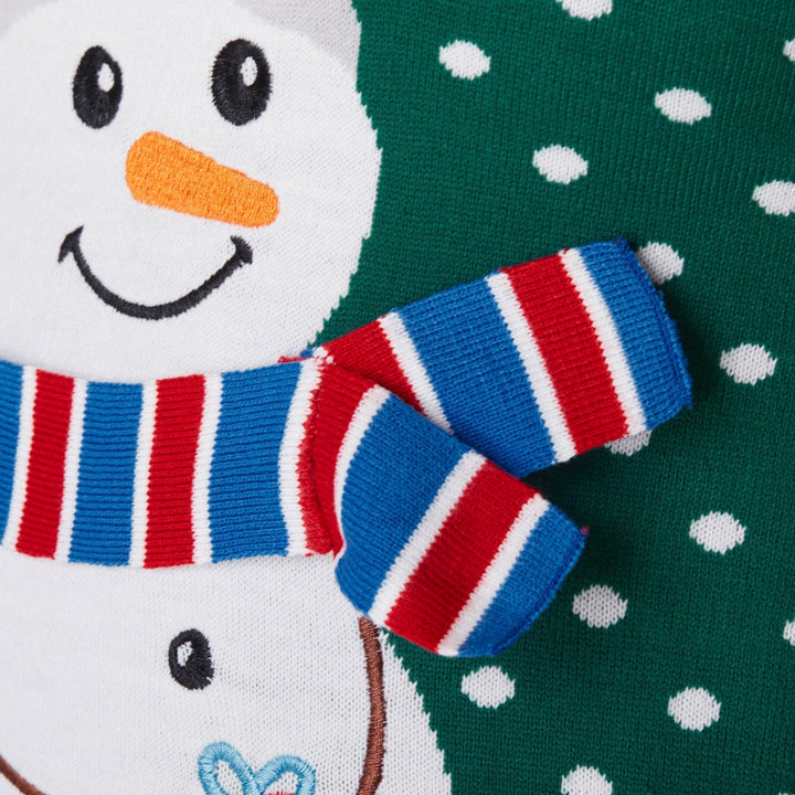 Schneemann Weihnachtspullover Damen
