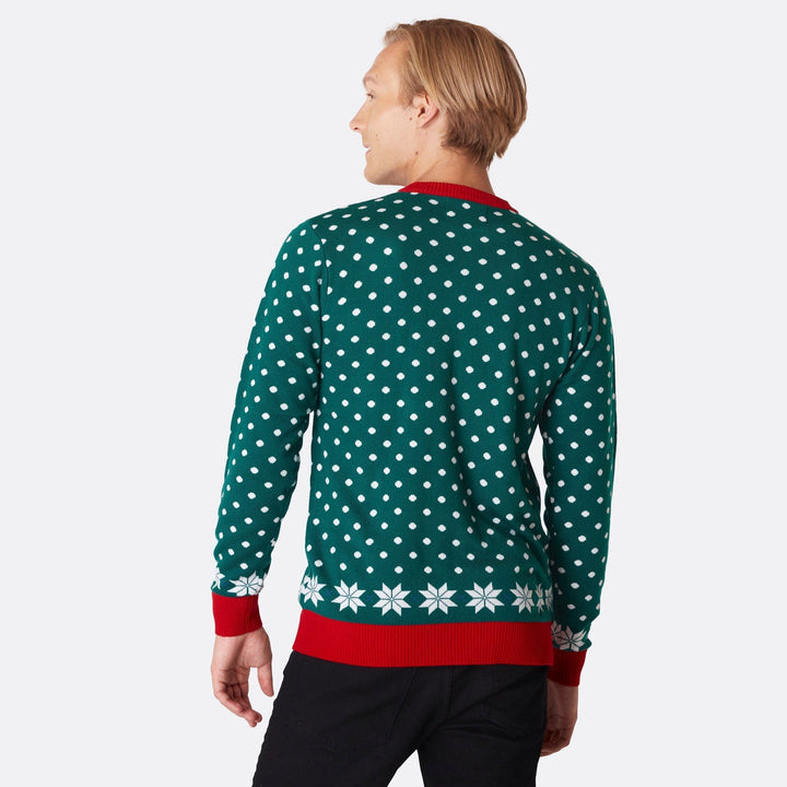 Schneemann Weihnachtspullover Herren