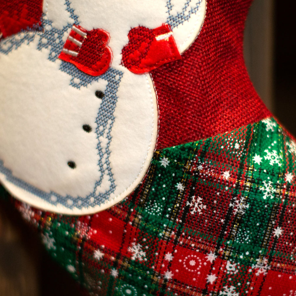 Schneemann Weihnachtsstrumpf