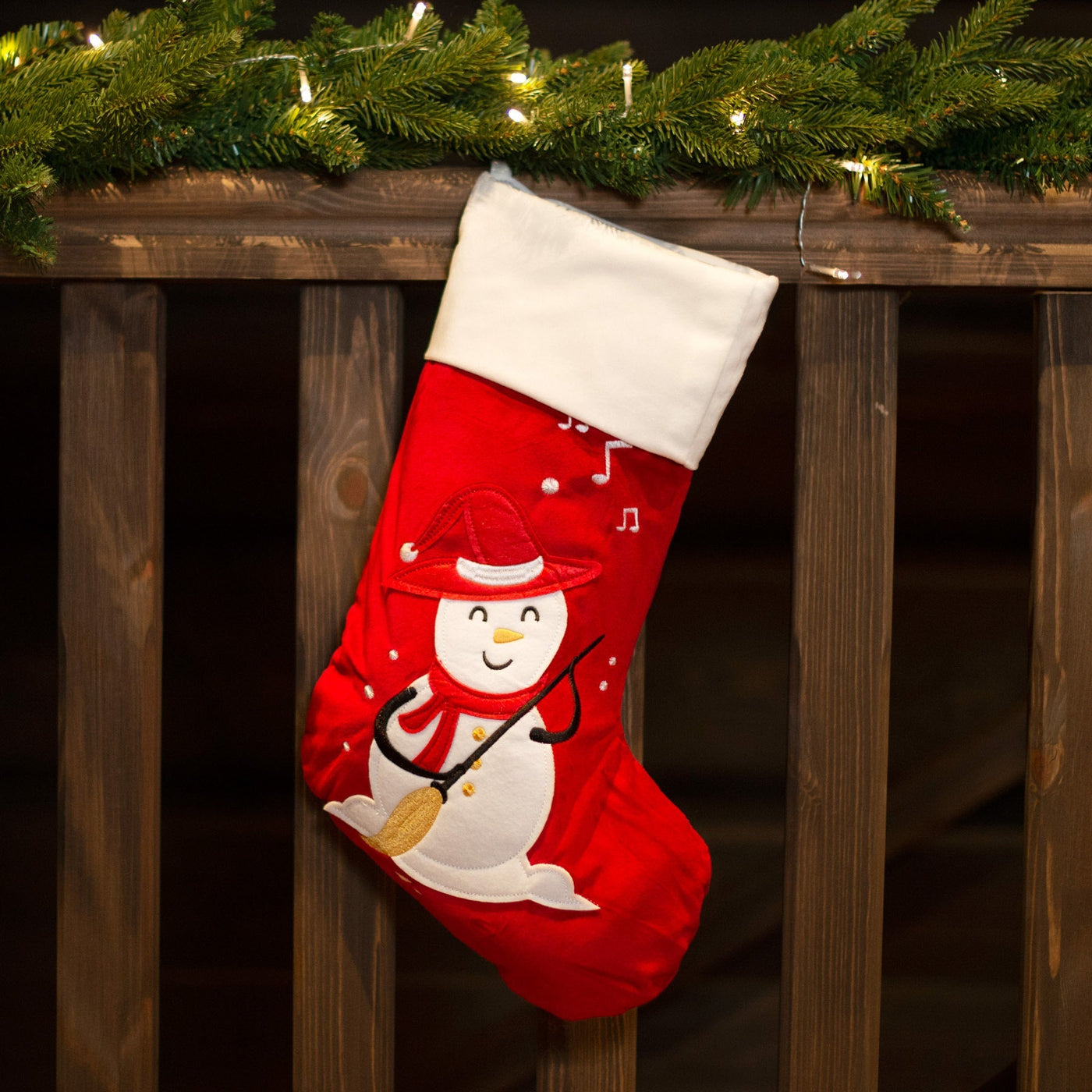 Schneemann Weihnachtsstrumpf