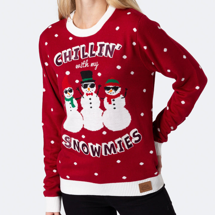 Snowmies Weihnachtspullover Damen
