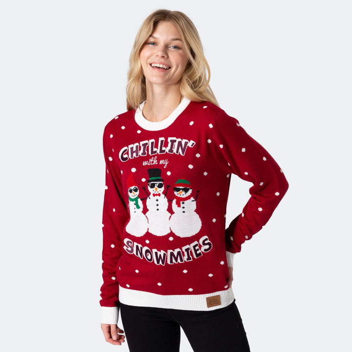 Snowmies Weihnachtspullover Damen