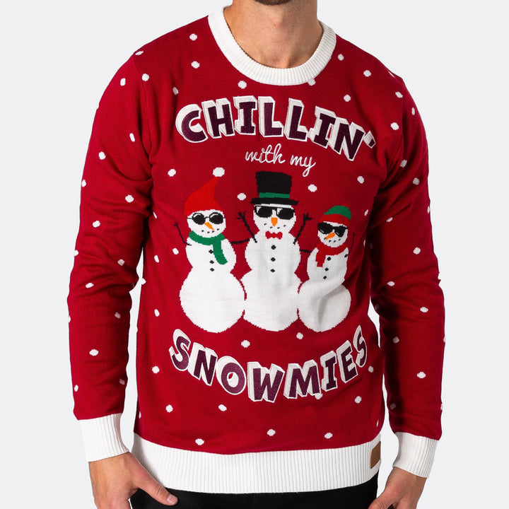 Snowmies Weihnachtspullover Herren