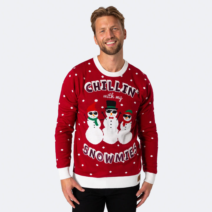 Snowmies Weihnachtspullover Herren