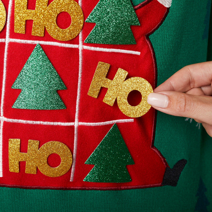 Ho Ho Ho Weihnachtspullover Damen