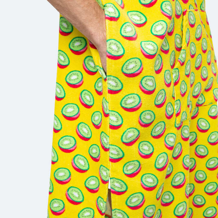Tropische Kiwi Badeponcho Kinder