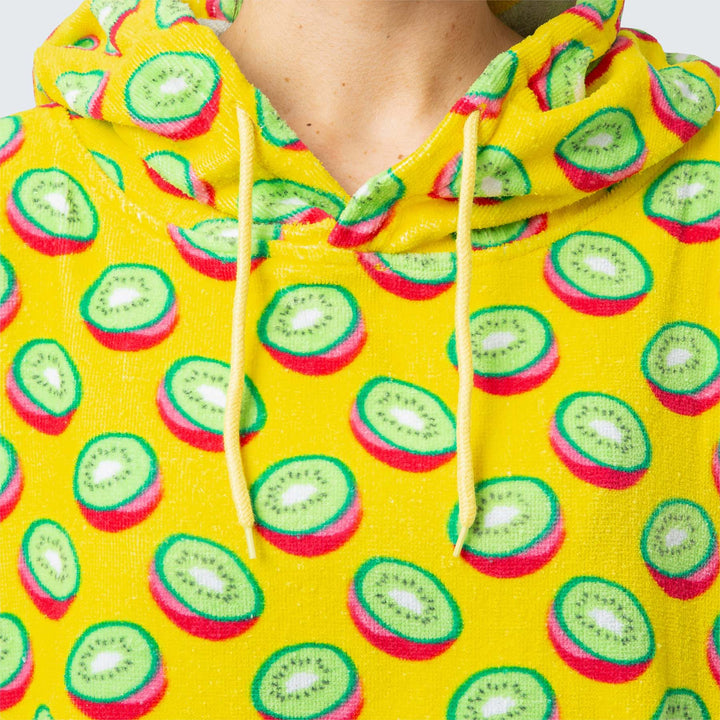 Tropische Kiwi Badeponcho Kinder