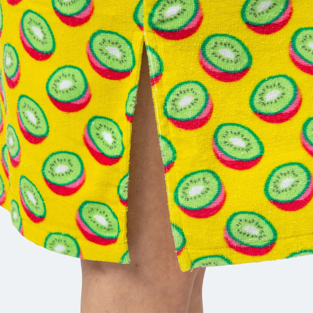 Tropische Kiwi Badeponcho Kinder