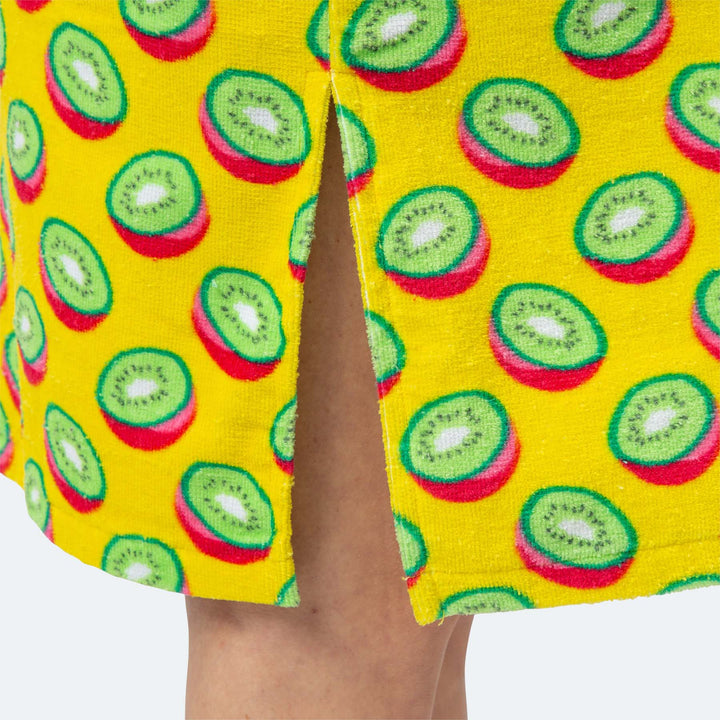 Tropische Kiwi Badeponcho Kinder