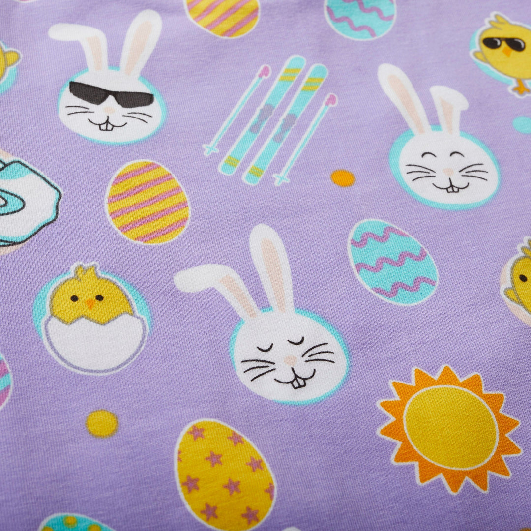 Violetter Osterpyjama Kinder