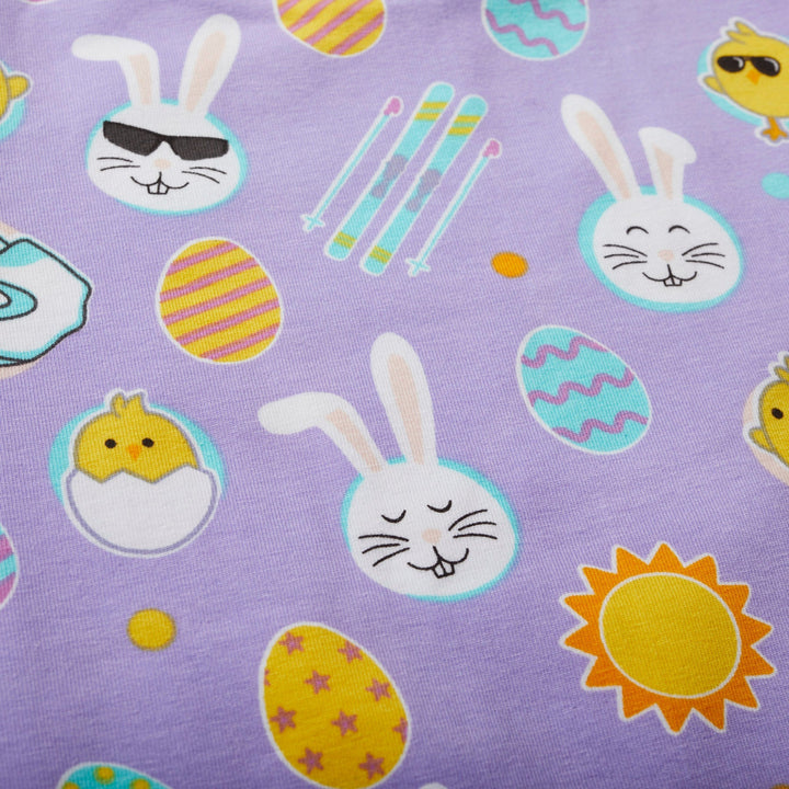 Violetter Osterpyjama Kinder
