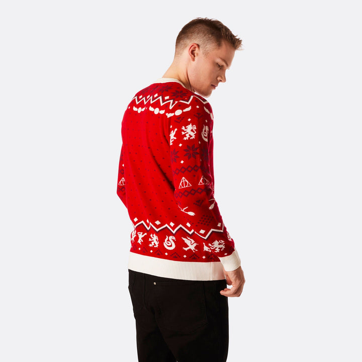 Hogwarts Weihnachtspullover Herren