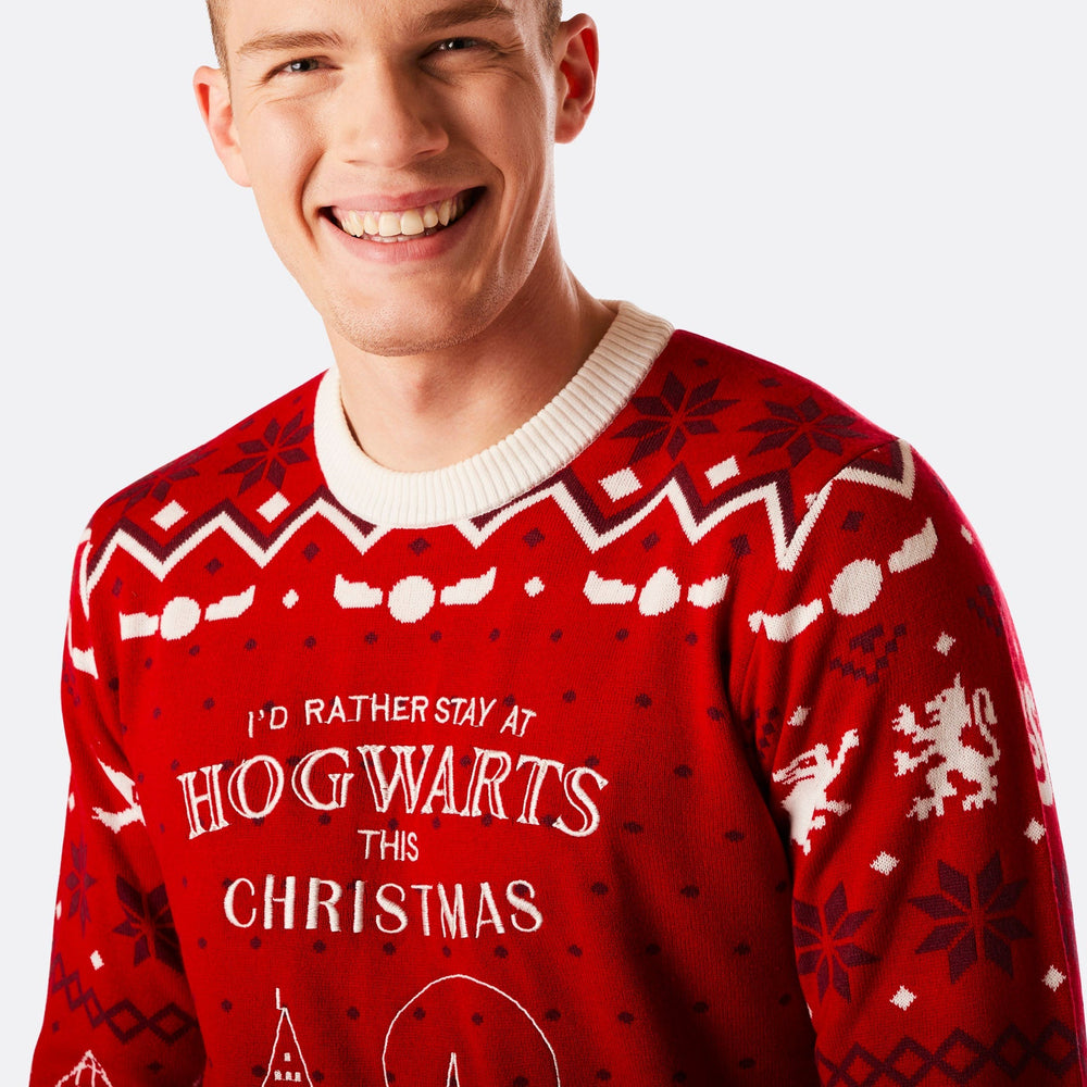 Hogwarts Weihnachtspullover Herren