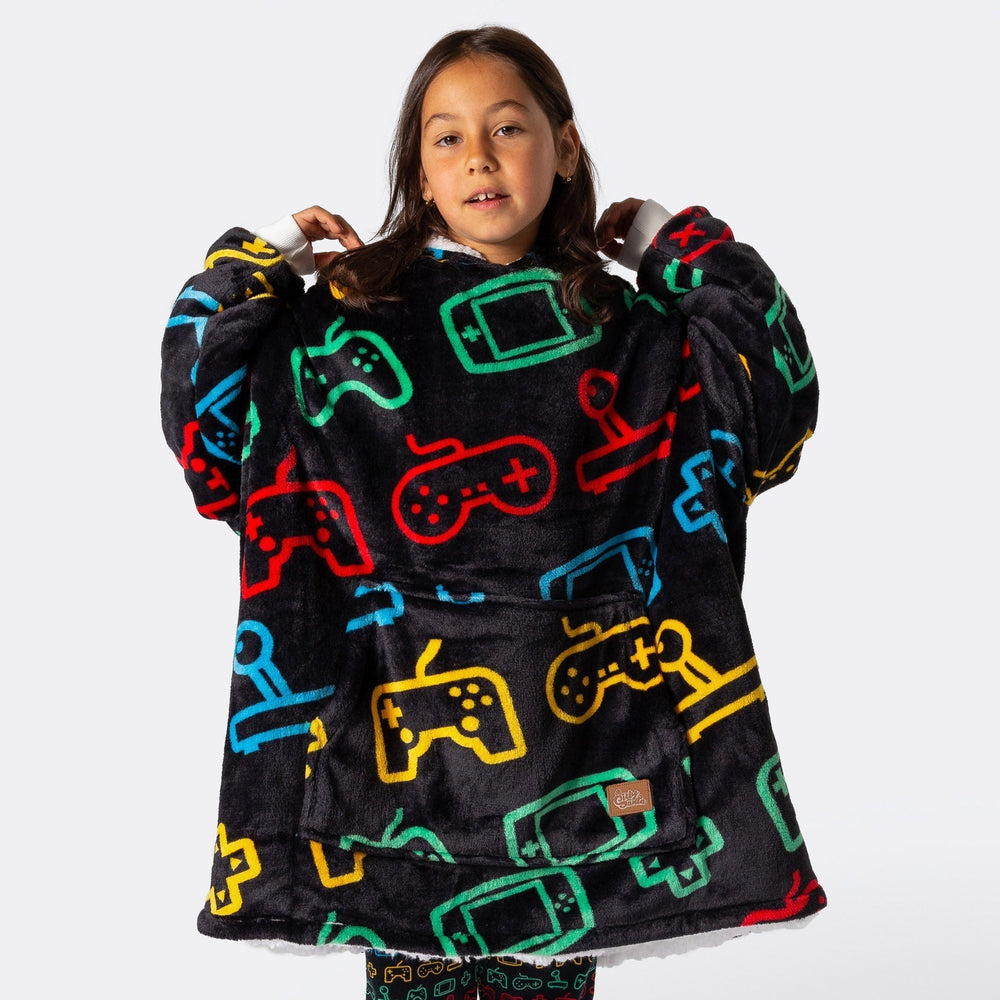 [WENDBARER] Gamer HappyHoodie Kinder