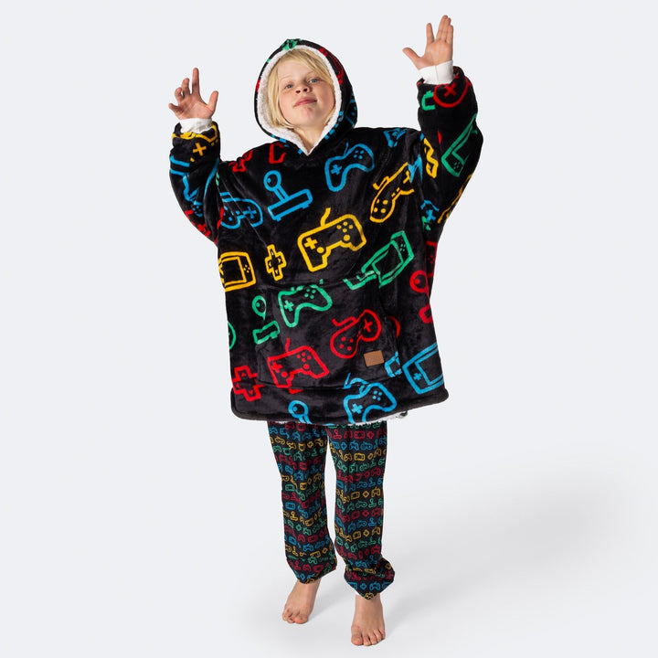 [WENDBARER] Gamer HappyHoodie Kinder