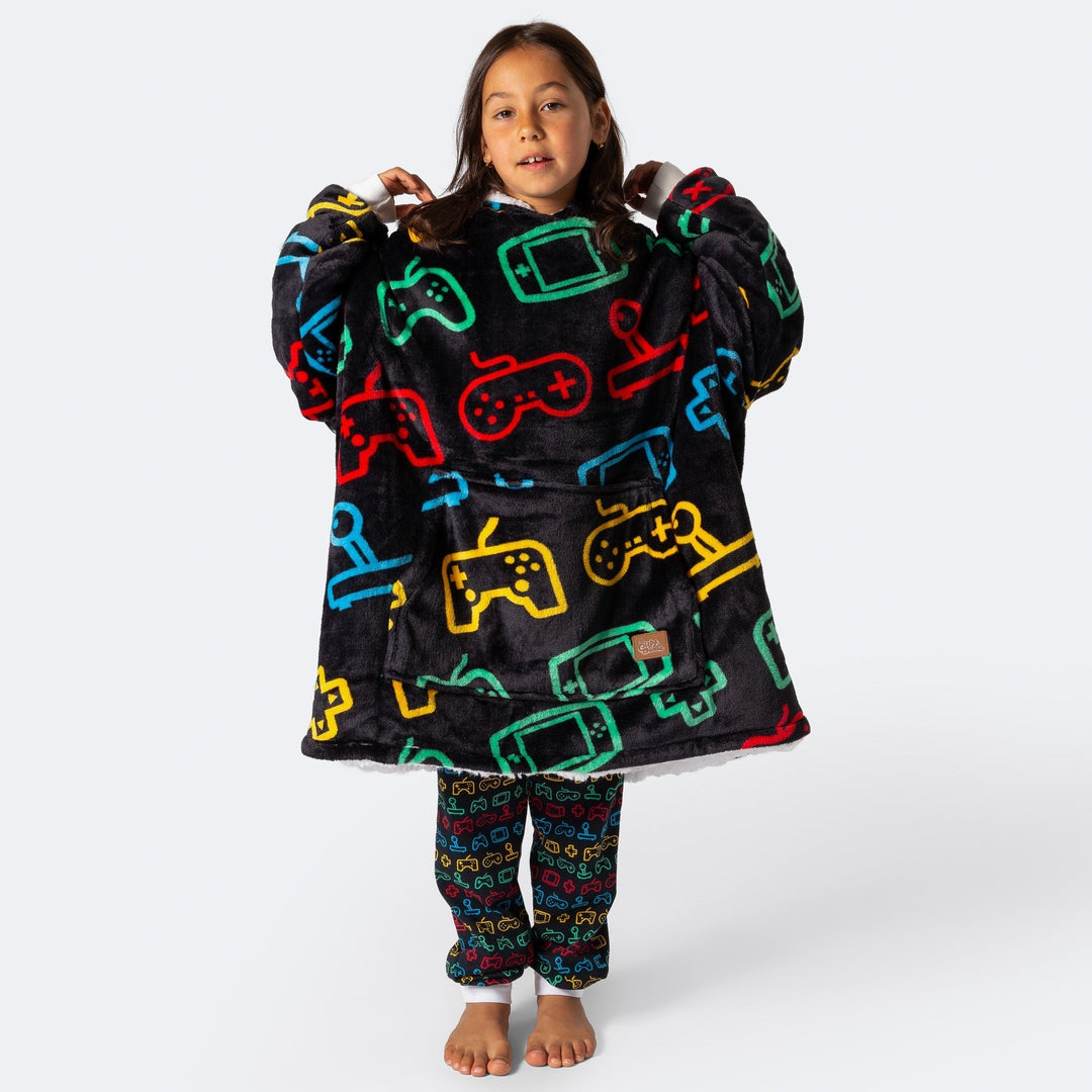 [WENDBARER] Gamer HappyHoodie Kinder