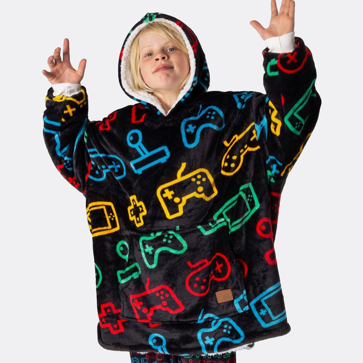 [WENDBARER] Gamer HappyHoodie Kinder