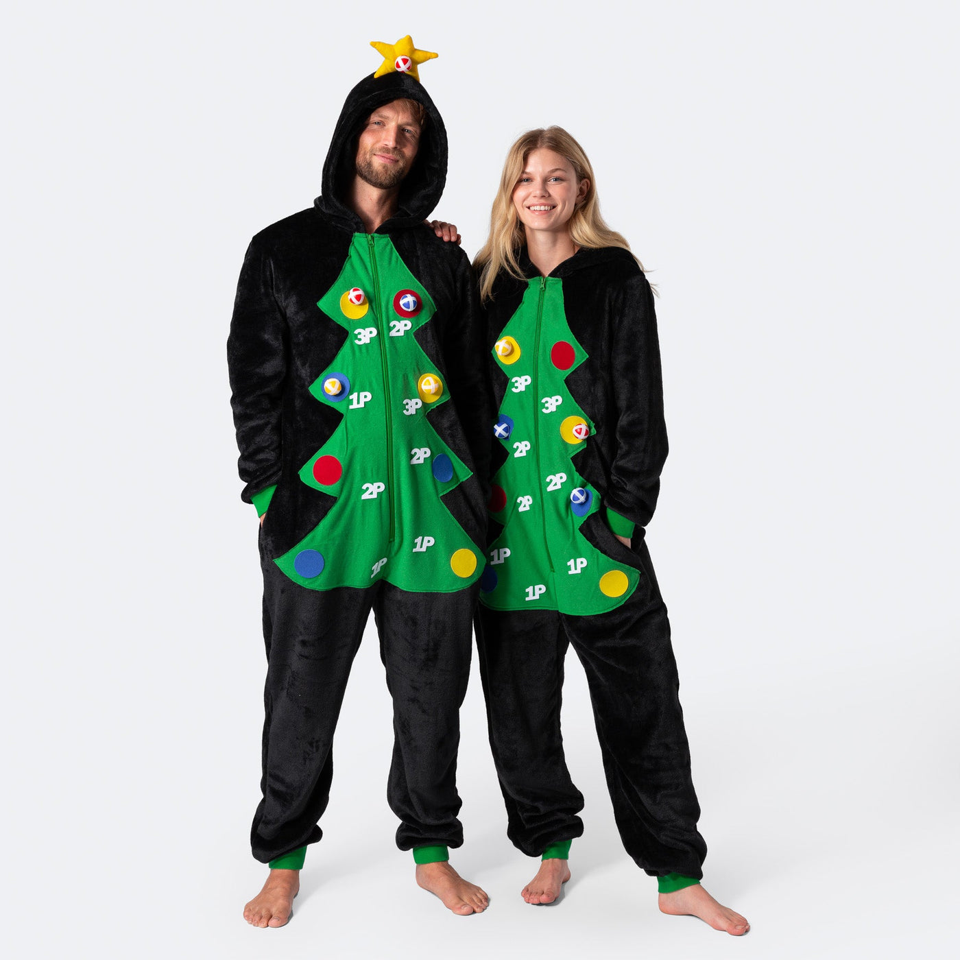 Weihnachtsbaum Onesie für Damen
