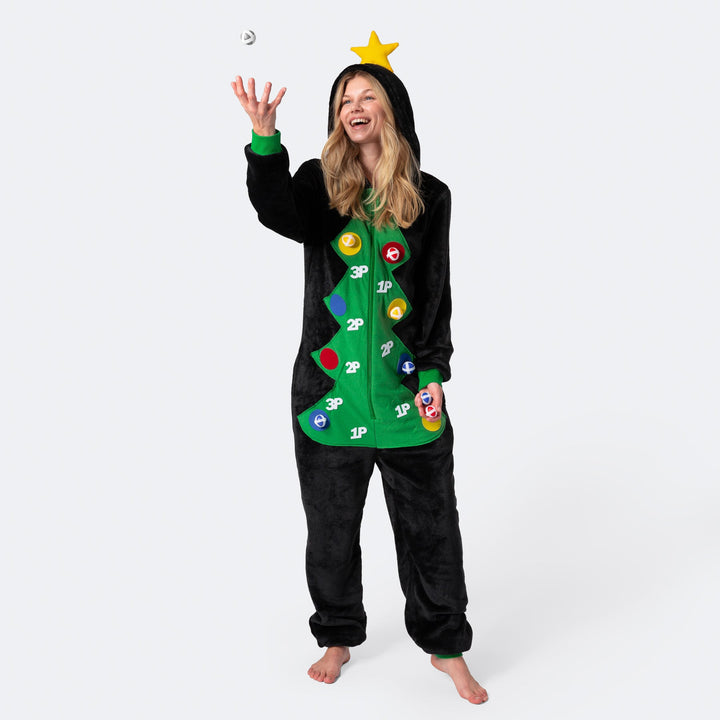 Weihnachtsbaum Onesie für Damen