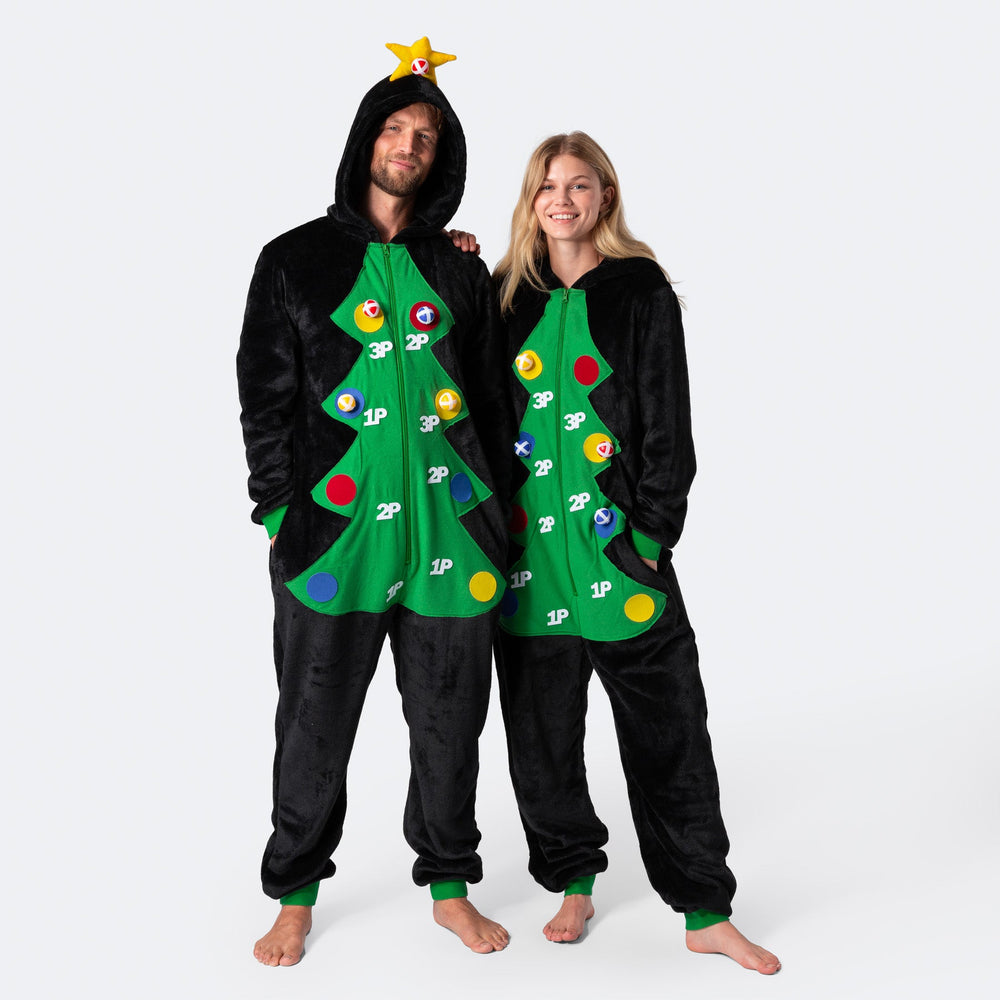 Weihnachtsbaum Onesie für Herren