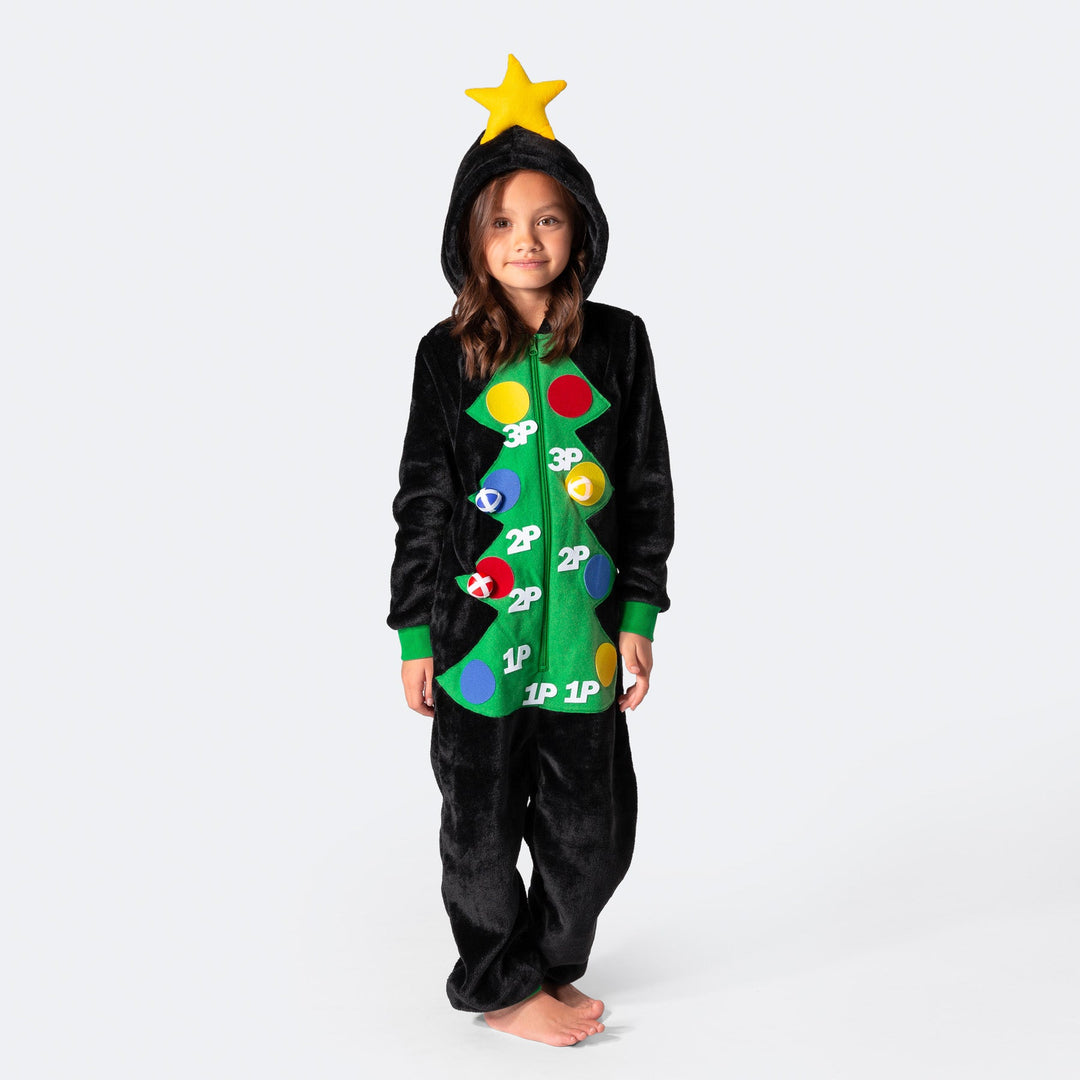Weihnachtsbaum Onesie für Kinder