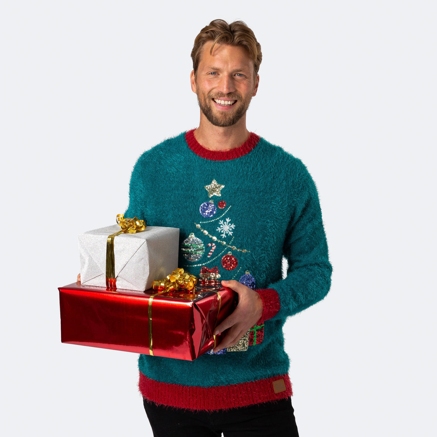 Weihnachtsbaum Weihnachtspullover Herren
