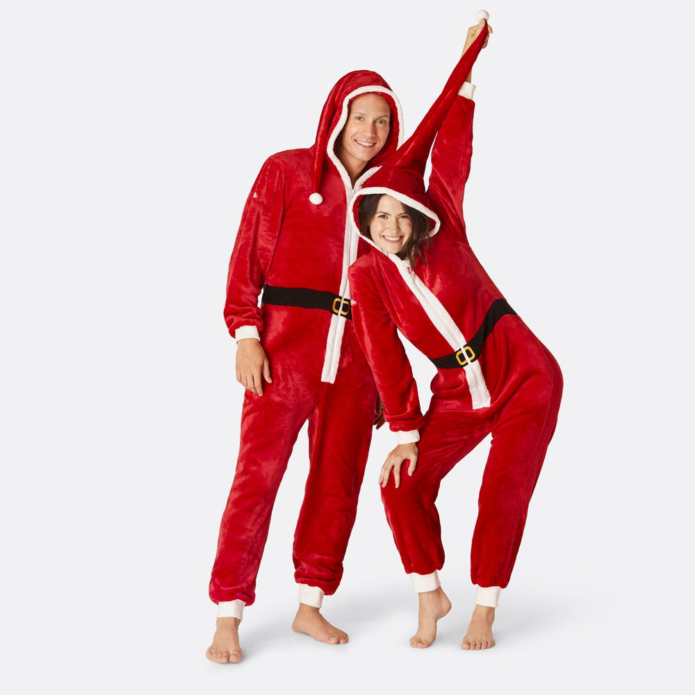 Weihnachtsmann Onesie für Damen