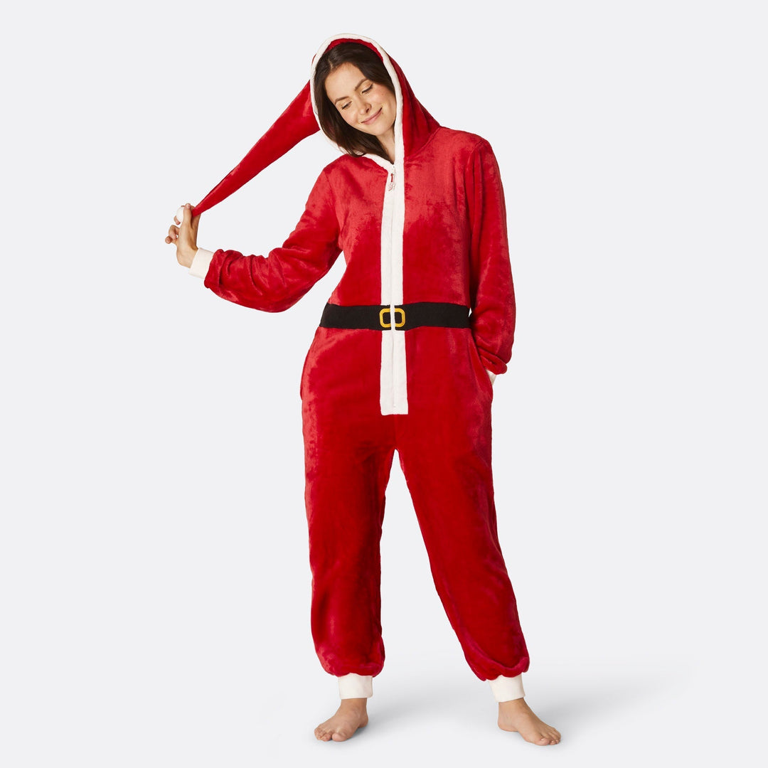 Weihnachtsmann Onesie für Damen