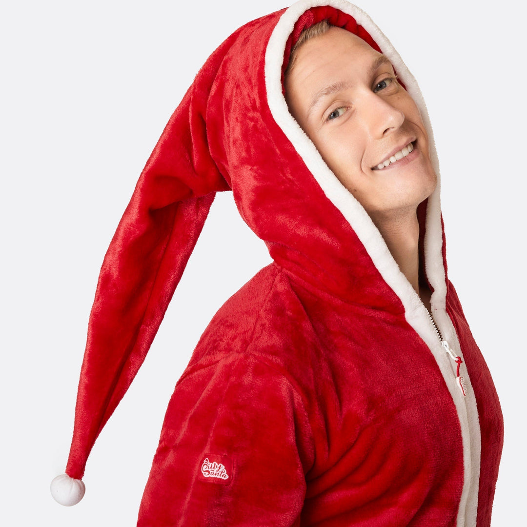 Weihnachtsmann Onesie für Herren