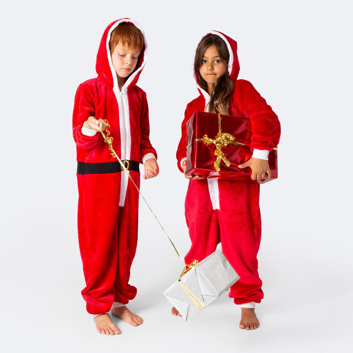 Weihnachtsmann Onesie für Kinder