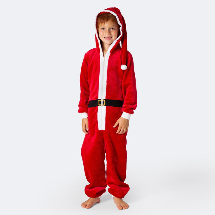 Weihnachtsmann Onesie für Kinder
