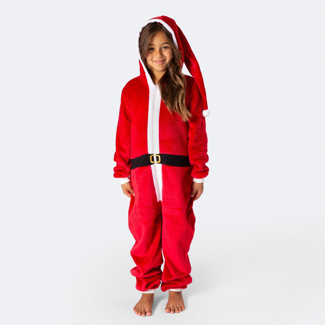 Weihnachtsmann Onesie für Kinder
