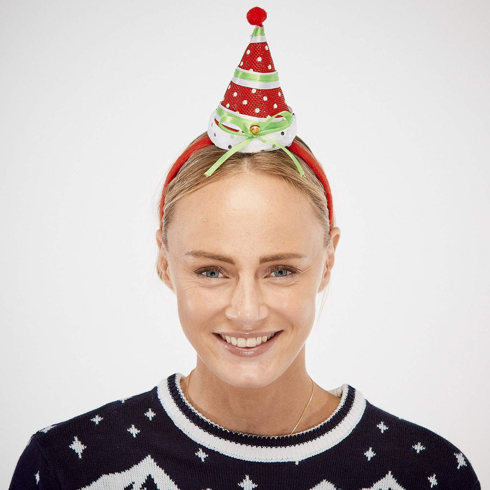 Weihnachtsmütze Haarreif