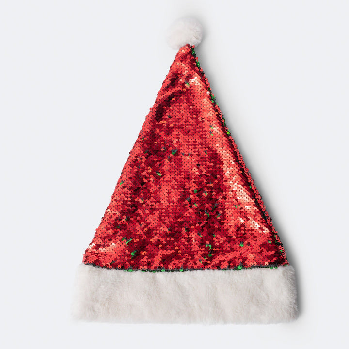 Weihnachtsmütze mit Pailetten