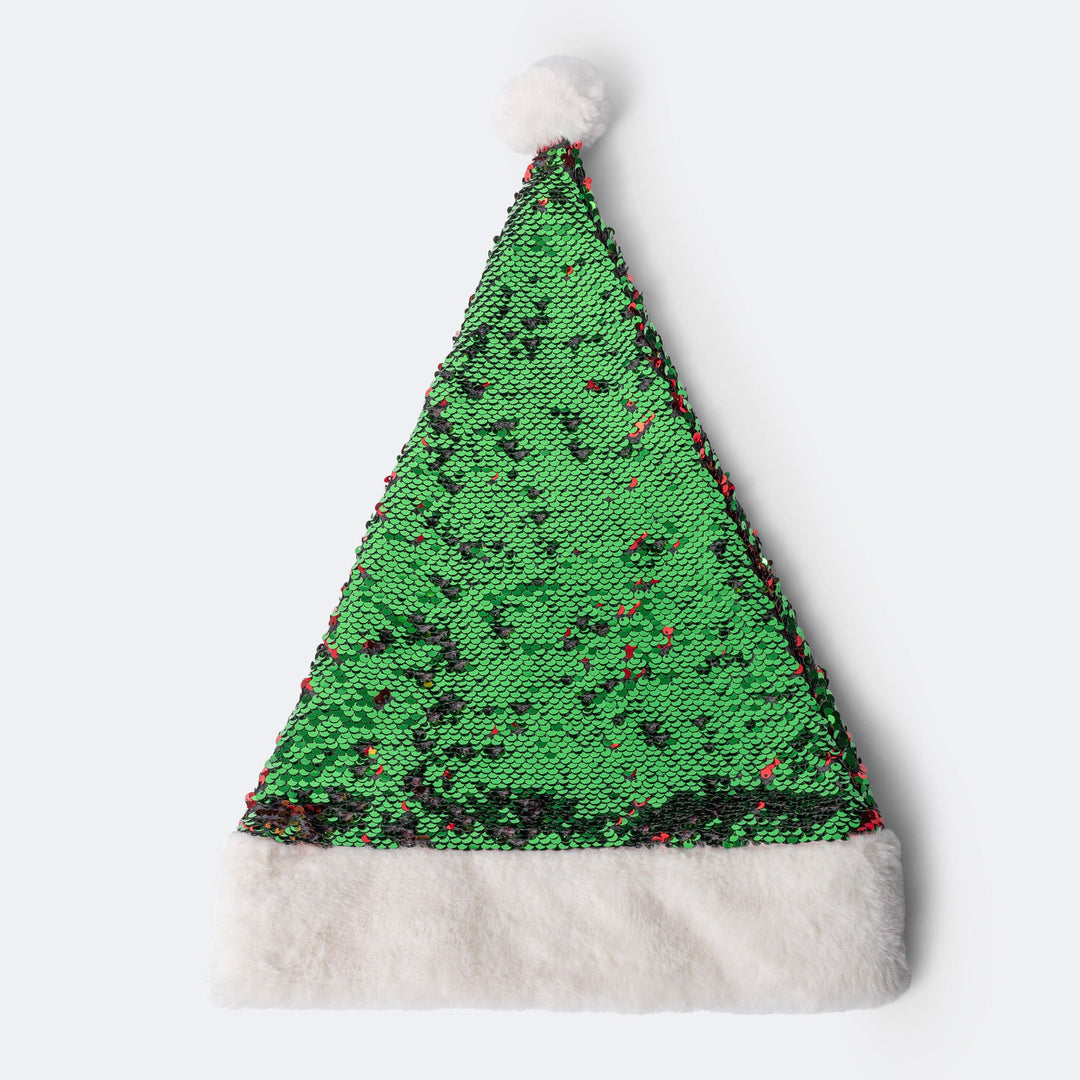 Weihnachtsmütze mit Pailetten