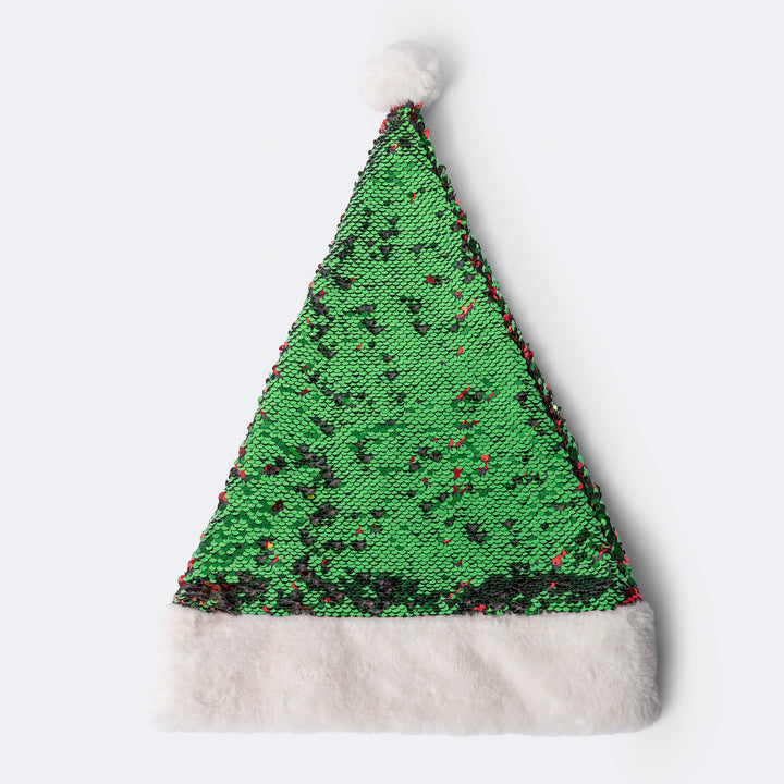 Weihnachtsmütze mit Pailetten