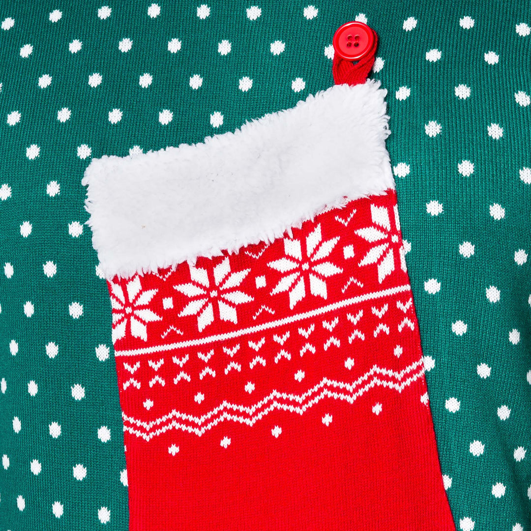 Weihnachtsstrumpf Weihnachtspullover Kinder